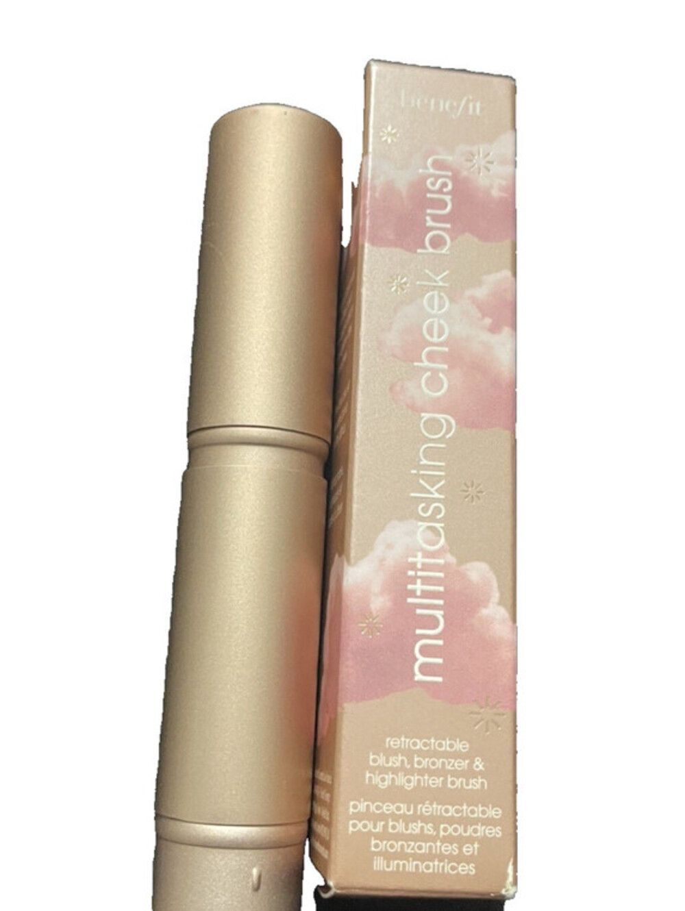 NIB Benefit Cosmetics Multitasking Retractable Cheek Brush